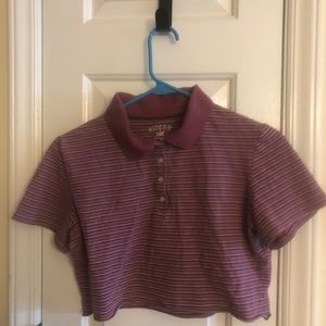 A cropped shirt